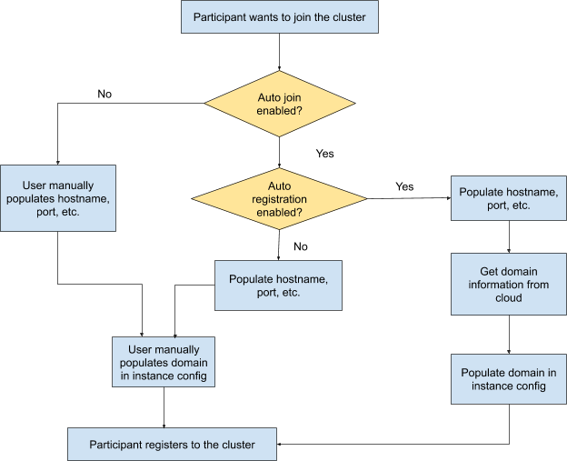 Participant Auto Registration Logic