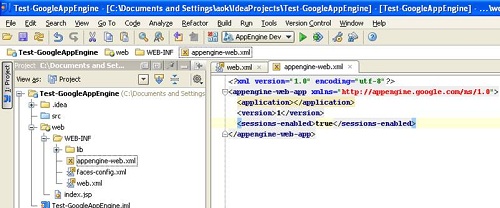 appengine-web.xml Configuration